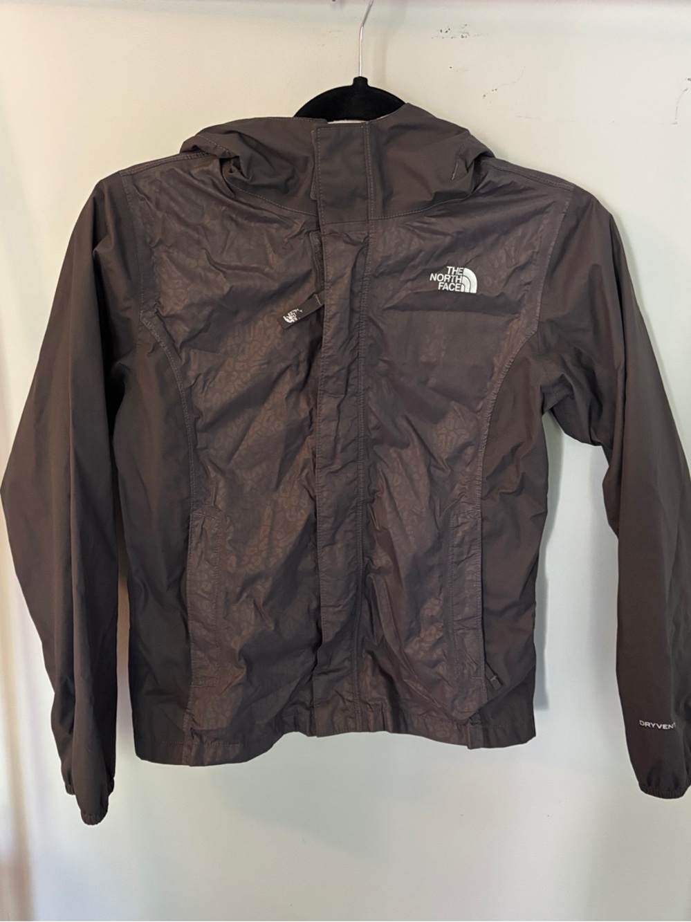 The North Face Dark Gray Kids' Hooded Rain Jacket